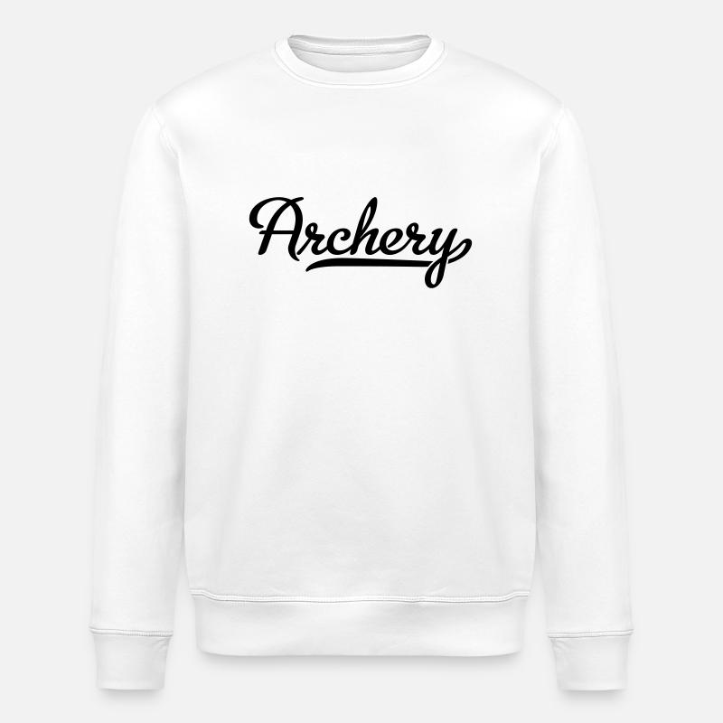 Bogenschießen - Stanley/Stella Unisex Bio-Sweatshirt ROLLER - Weiß
