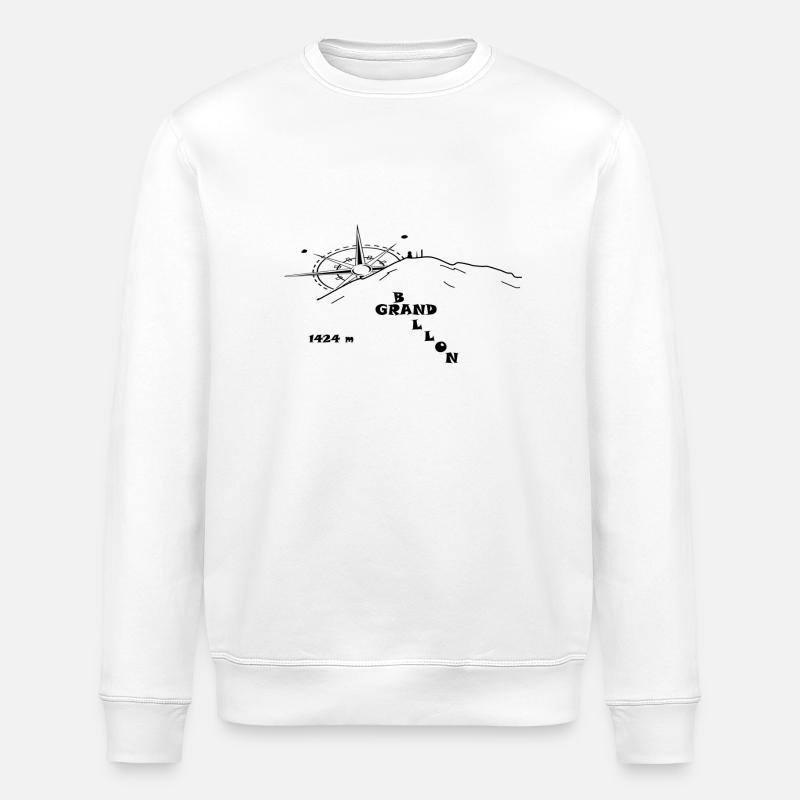 Grand Ballon Elsass - Stanley/Stella Unisex Bio-Sweatshirt ROLLER - Weiß