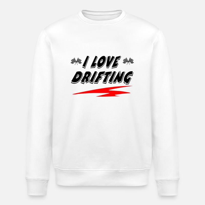 Voiture - Sweat bio ROLLER Stanley/Stella Unisexe - blanc