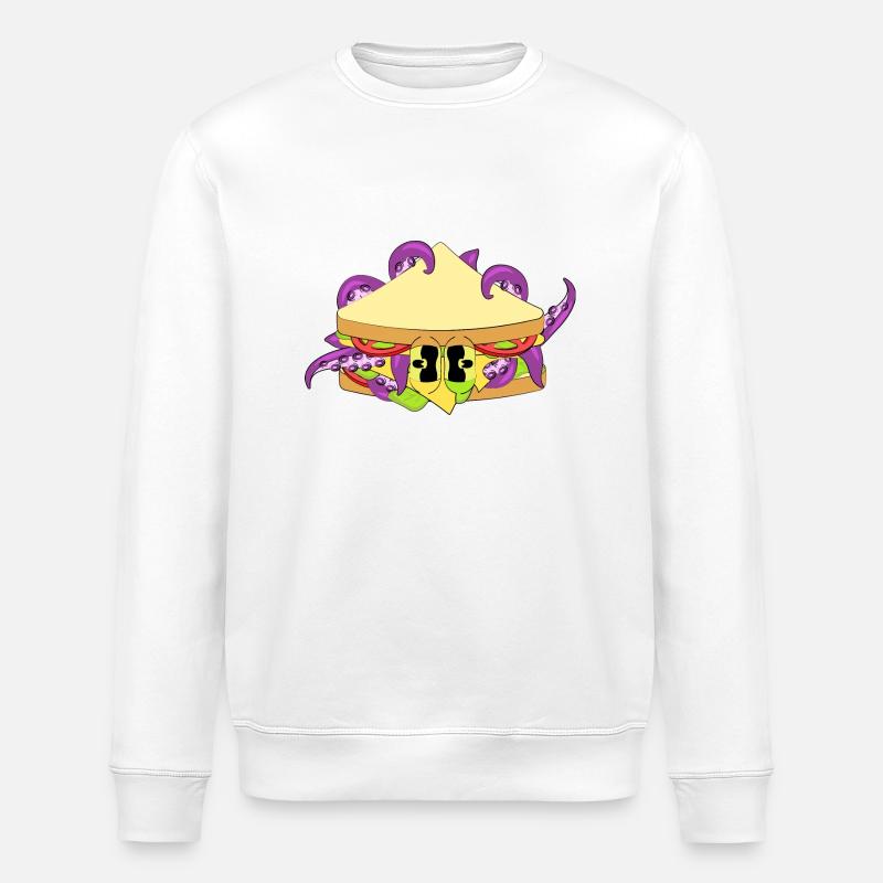 TENTAKEL-BISSE - Stanley/Stella Unisex Bio-Sweatshirt ROLLER - Weiß