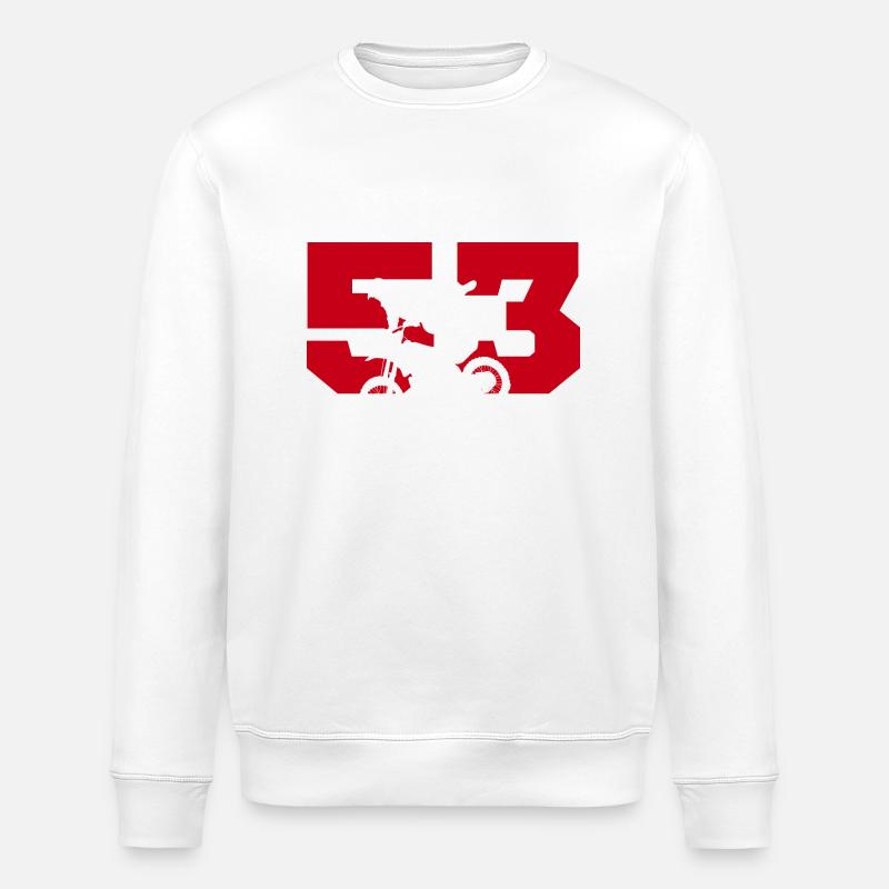 Moto 53 Biker - Stanley/Stella Unisex Bio-Sweatshirt ROLLER - Weiß