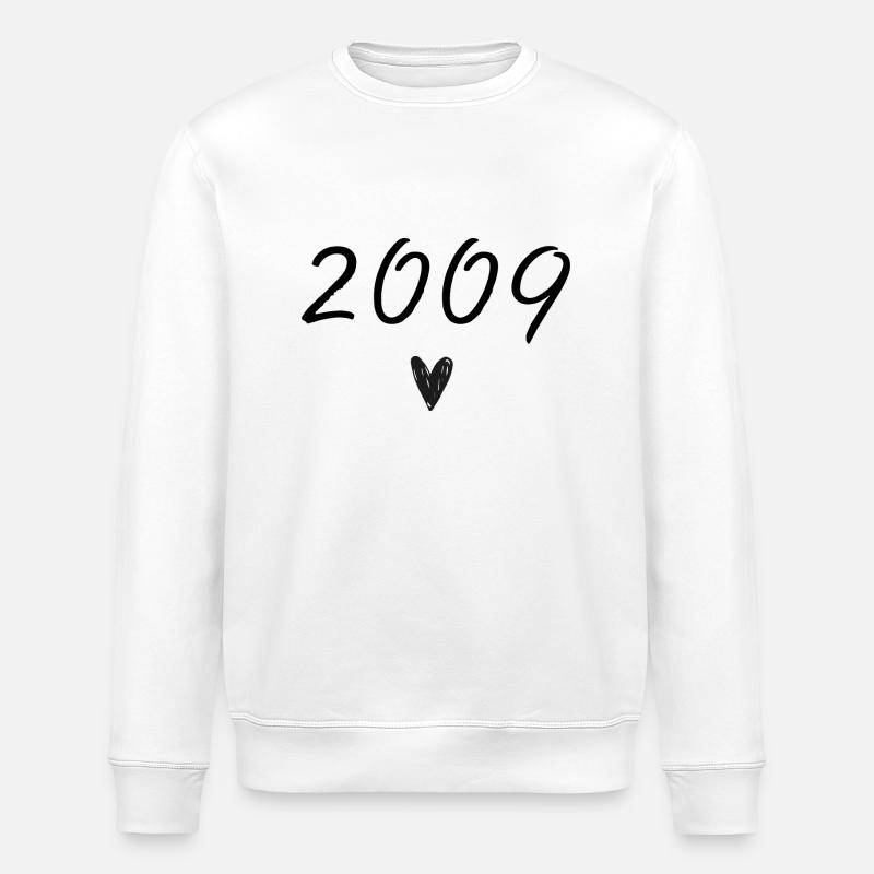Herzjubiläum 2009 - Stanley/Stella Unisex Bio-Sweatshirt ROLLER - Weiß