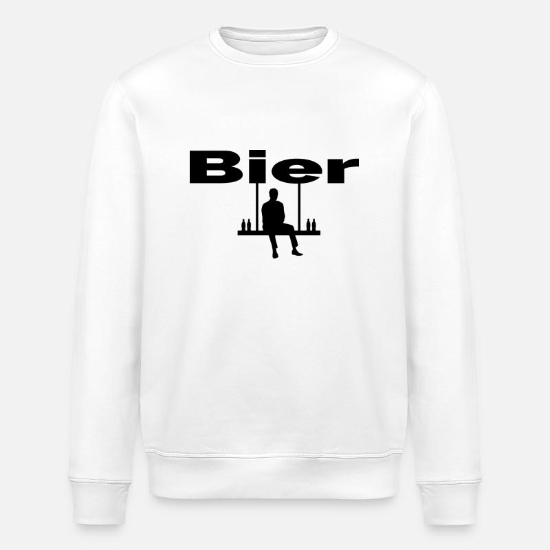 Bier - Stanley/Stella Unisex Bio-Sweatshirt ROLLER - Weiß