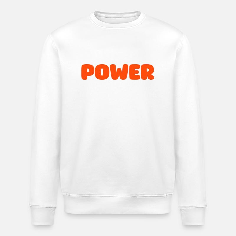 POWER - Stanley/Stella Unisex Bio-Sweatshirt ROLLER - Weiß