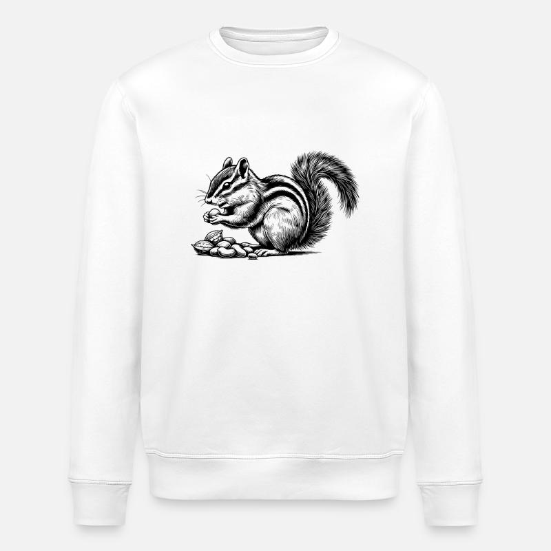 Chipmunk - Stanley/Stella Unisex Bio-Sweatshirt ROLLER - Weiß