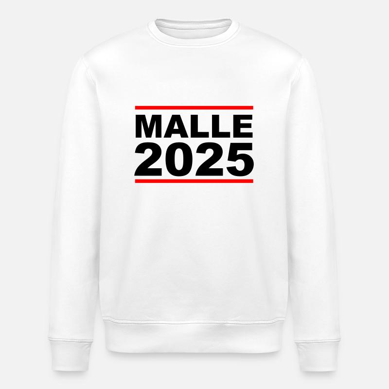 malle 2025 - Stanley/Stella Unisex Bio-Sweatshirt ROLLER - Weiß