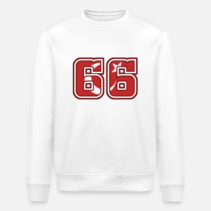 Yang - Stanley/Stella ROLLER Unisex Organic Sweatshirt - white