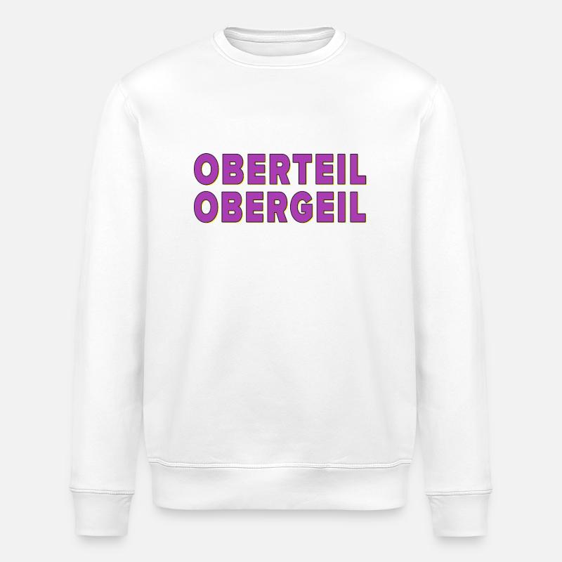 Oberteil Obergeil - Stanley/Stella Unisex Bio-Sweatshirt ROLLER - Weiß