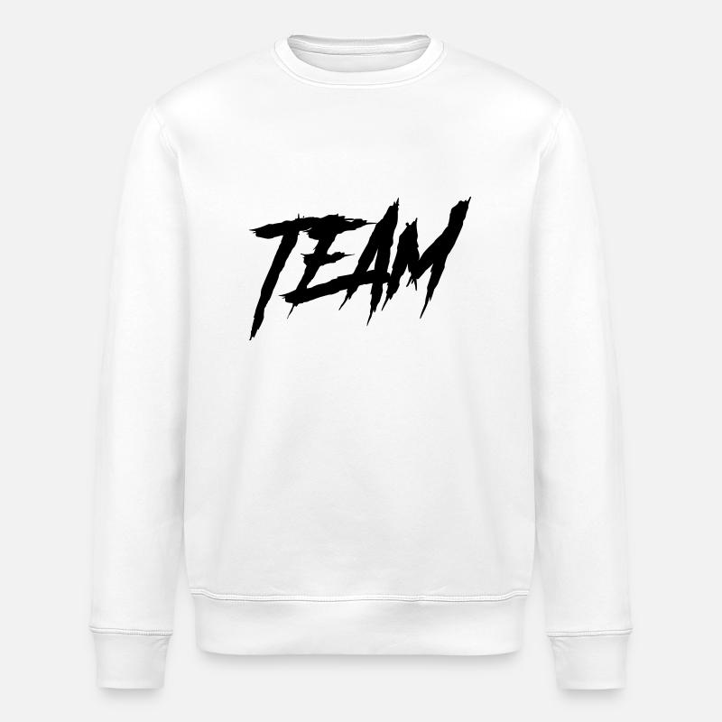 team - Stanley/Stella ROLLER Unisex Organic Sweatshirt - white
