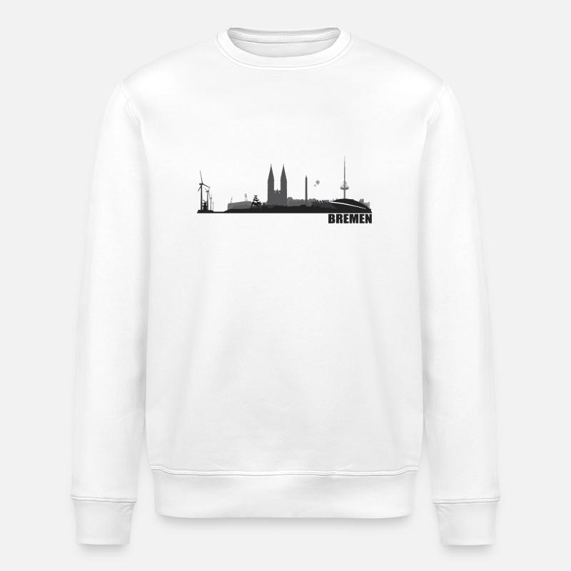 Bremen - Stanley/Stella Unisex Bio-Sweatshirt ROLLER - Weiß