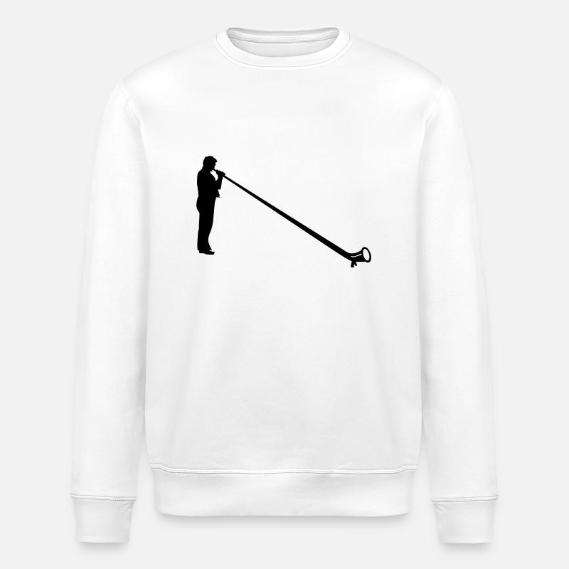 Alpenhorn - Stanley/Stella Unisex Bio-Sweatshirt ROLLER - Weiß