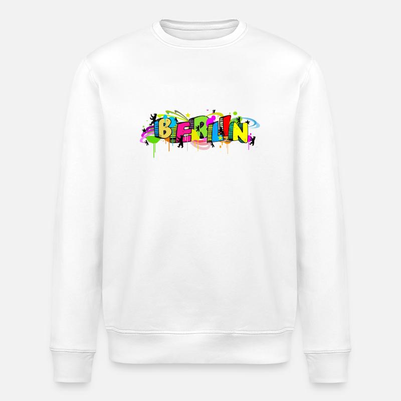 berlin - Stanley/Stella Unisex Bio-Sweatshirt ROLLER - Weiß