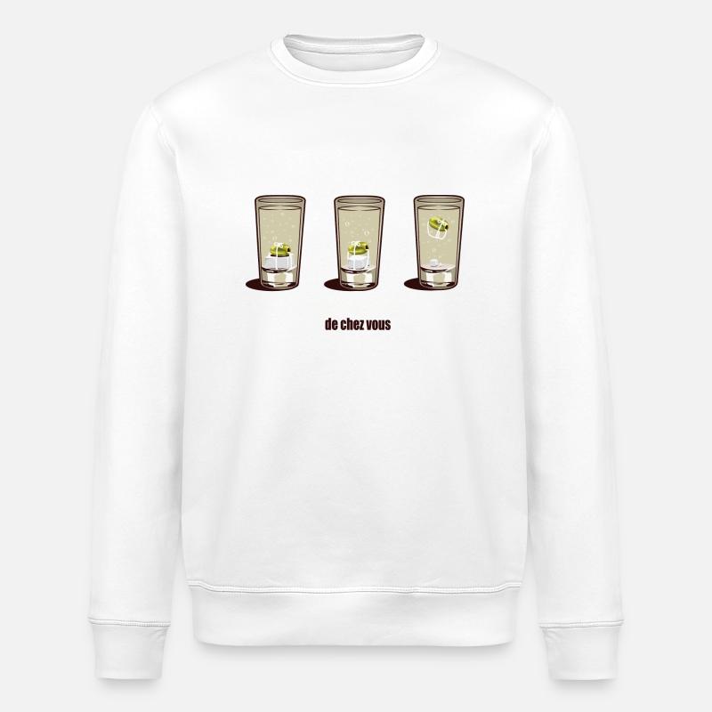 Petit Grégory le coktail. - Sweat bio ROLLER Stanley/Stella Unisexe - blanc