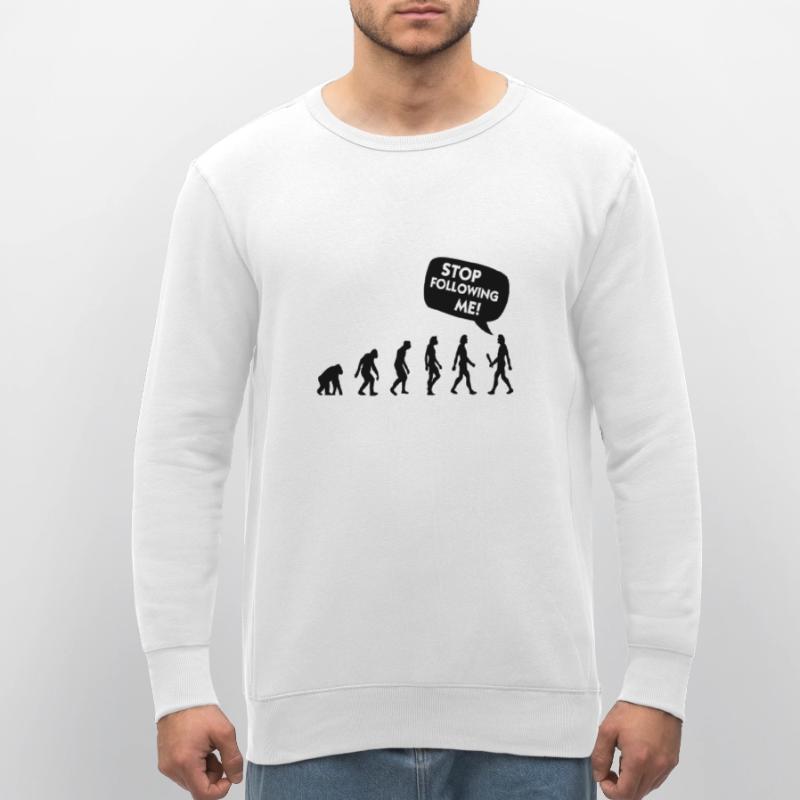 Die Evolution eines Stalkers Stanley/Stella Unisex Bio-Sweatshirt ROLLER