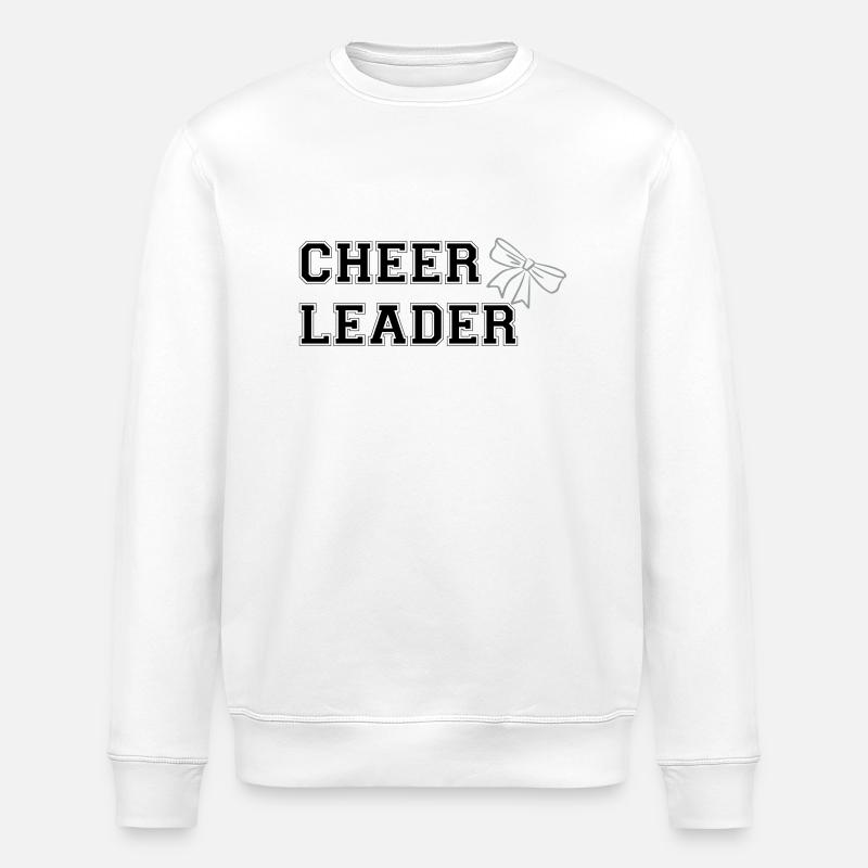 Cheerleader Schleife - Stanley/Stella Unisex Bio-Sweatshirt ROLLER - Weiß