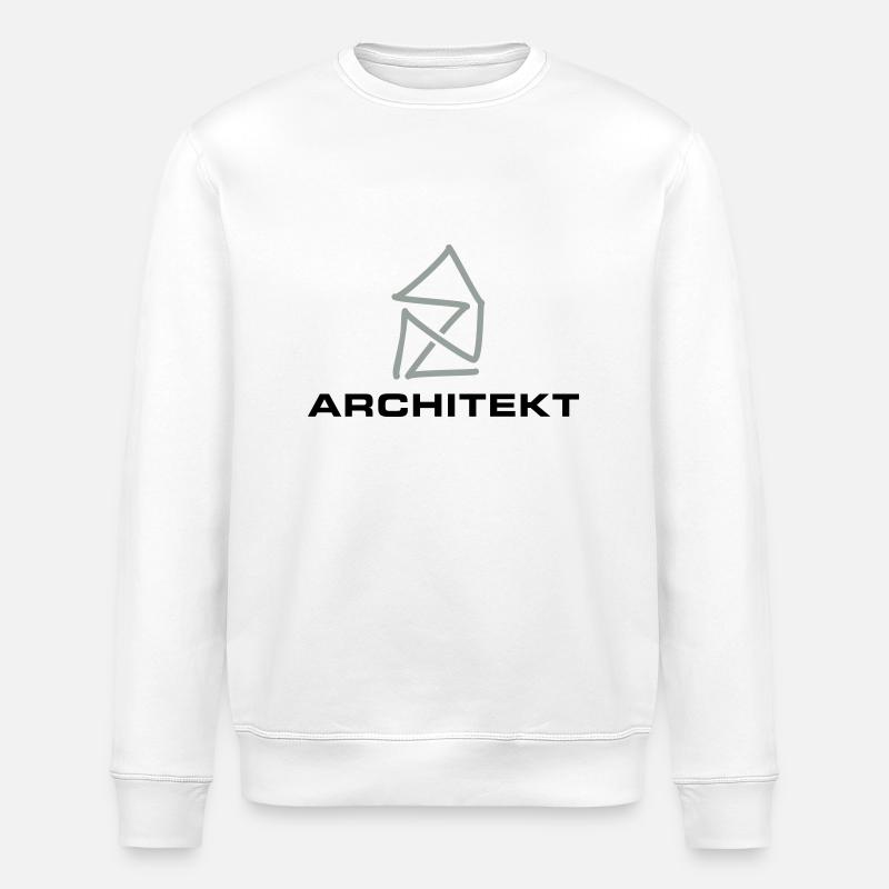 Architect Nicholas House - Stanley/Stella ROLLER Unisex Organic Sweatshirt - white