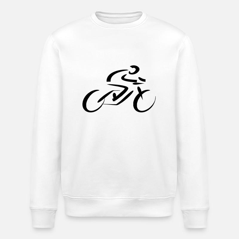 cyclisme - Sweat bio ROLLER Stanley/Stella Unisexe - blanc