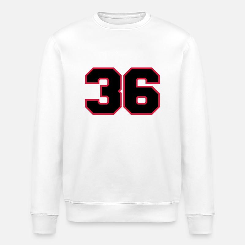 number36 - Stanley/Stella Unisex Bio-Sweatshirt ROLLER - Weiß