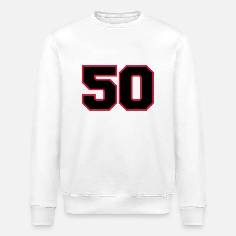 number50 - Stanley/Stella ROLLER Unisex Organic Sweatshirt - white