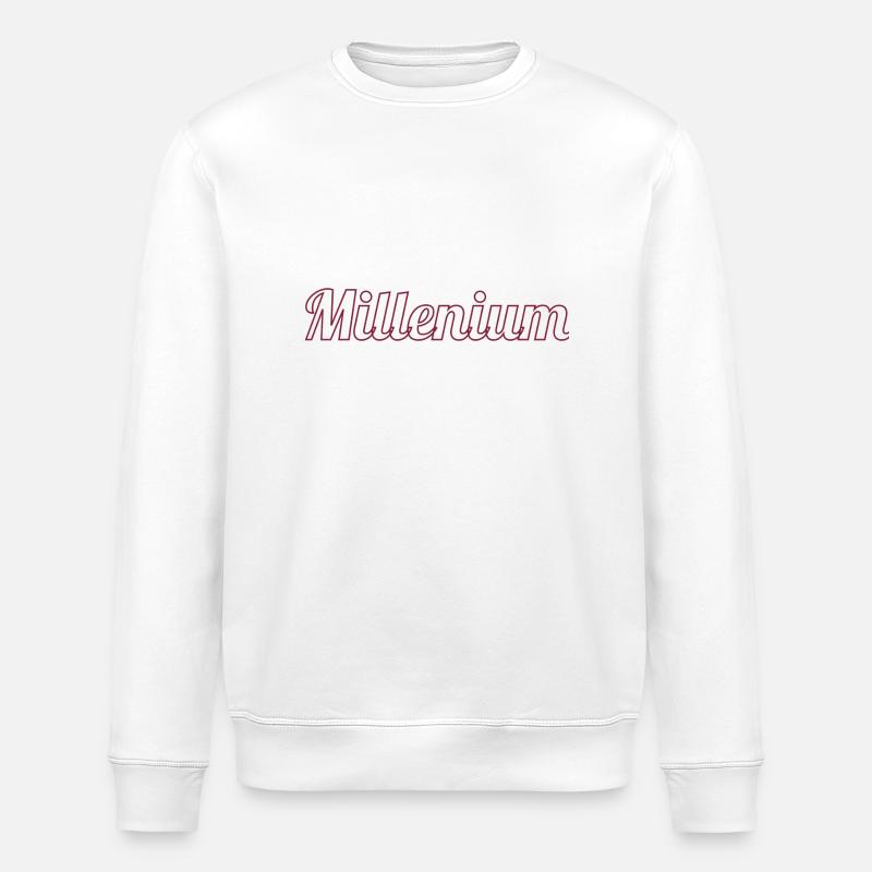 Millenium - Stanley/Stella ROLLER Unisex Organic Sweatshirt - white