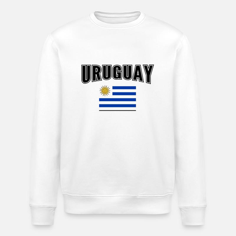 Uruguay - Sweat bio ROLLER Stanley/Stella Unisexe - blanc