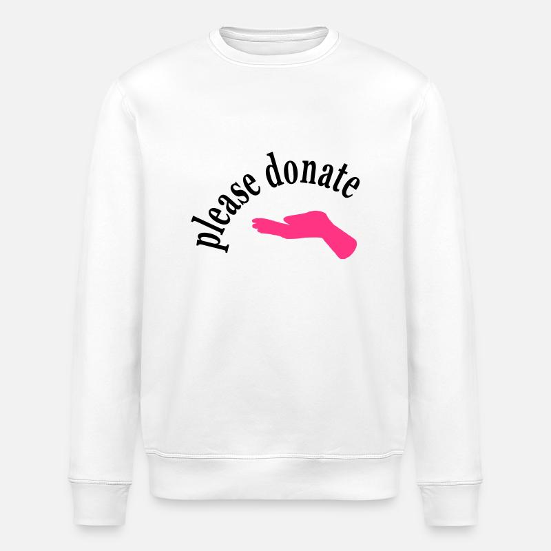 funny - Stanley/Stella ROLLER Unisex Organic Sweatshirt - white