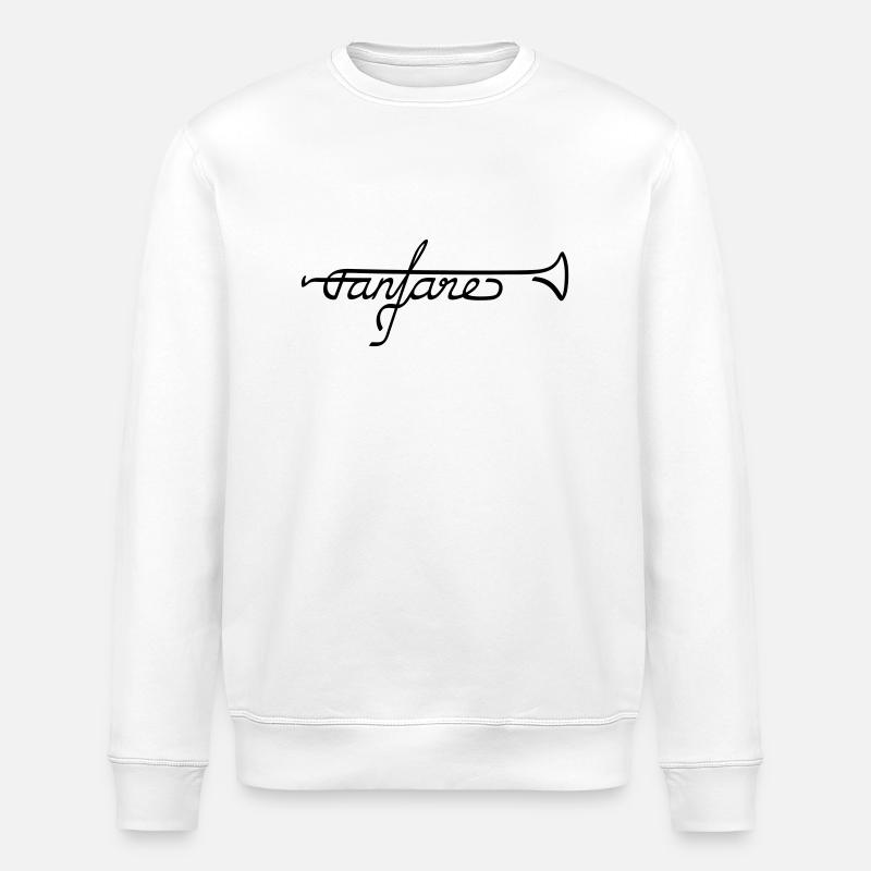 Fanfare - Stanley/Stella ROLLER Unisex Organic Sweatshirt - white