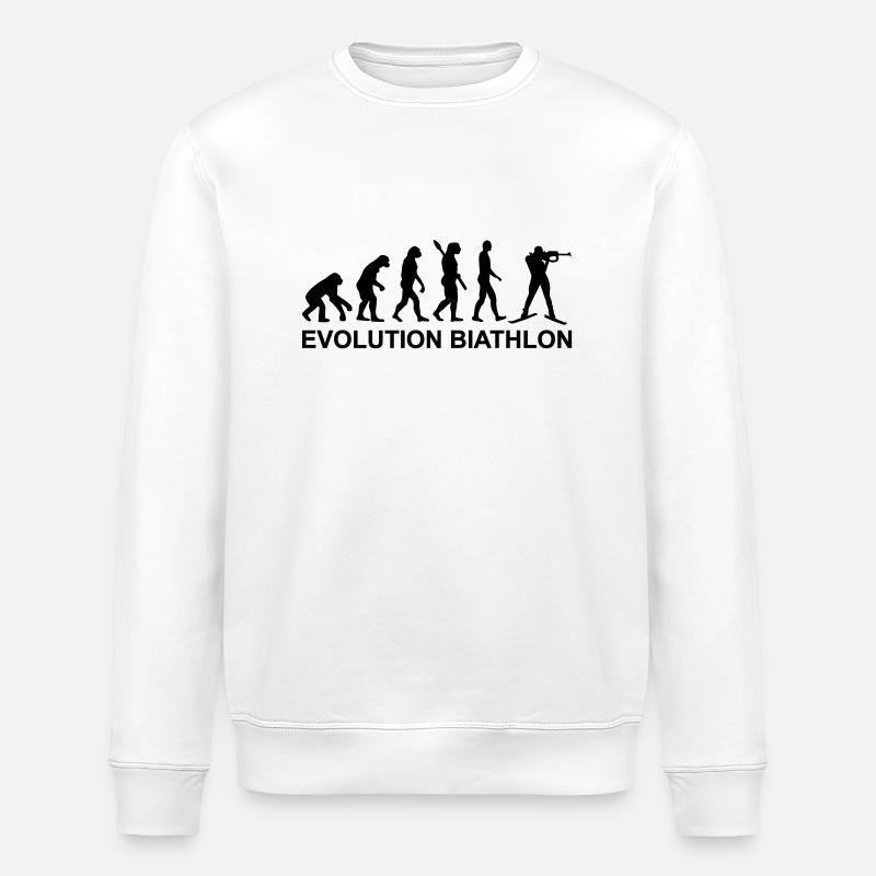 Evolution Biathlon - Sweat bio ROLLER Stanley/Stella Unisexe - blanc