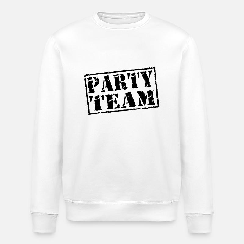 Party Team - Sweat bio ROLLER Stanley/Stella Unisexe - blanc