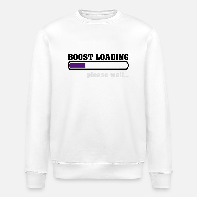 Boost Loading Please Wait - Stanley/Stella Unisex Bio-Sweatshirt ROLLER - Weiß