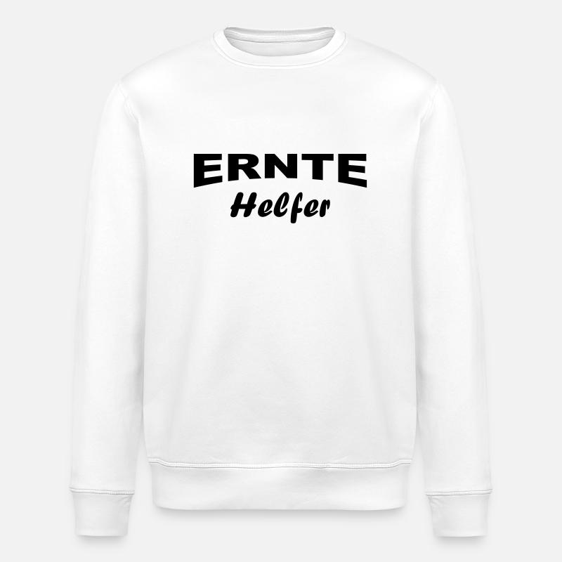 Erntehelfer - Stanley/Stella Unisex Bio-Sweatshirt ROLLER - Weiß