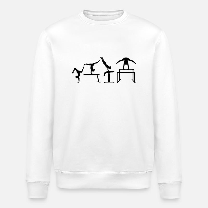 Gymnastics - Stanley/Stella ROLLER Unisex Organic Sweatshirt - white