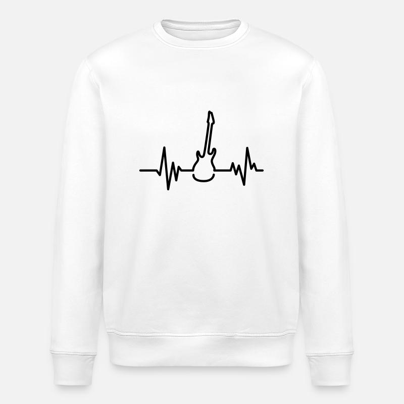 guitare - Sweat bio ROLLER Stanley/Stella Unisexe - blanc