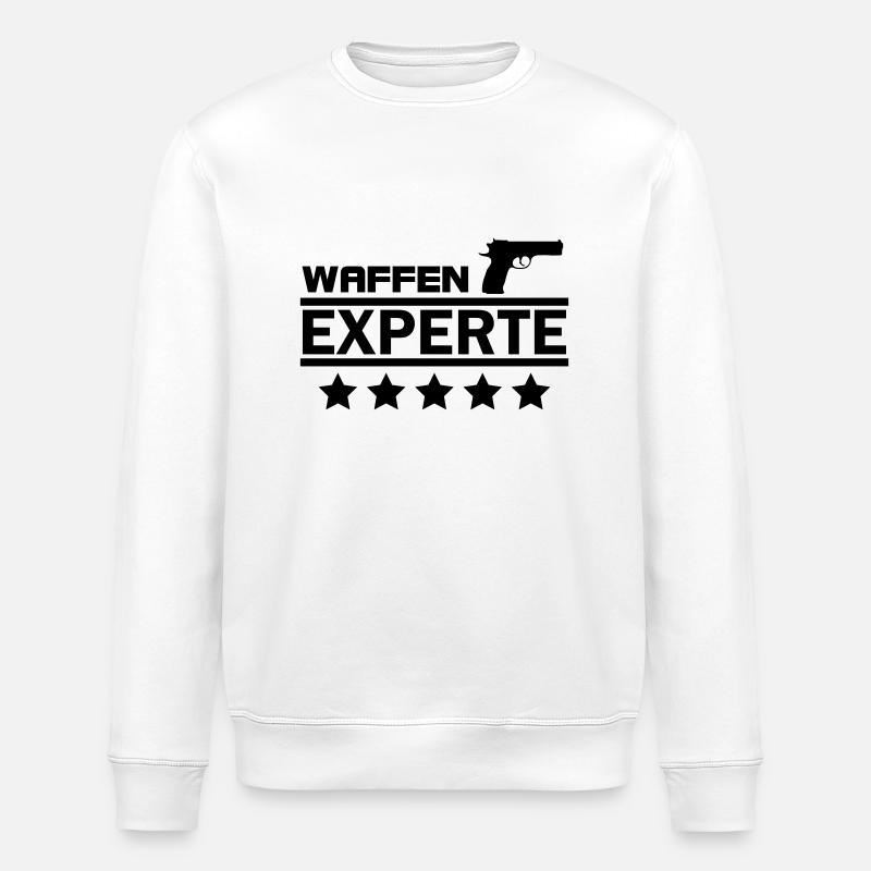 waffen experte - Stanley/Stella Unisex Bio-Sweatshirt ROLLER - Weiß