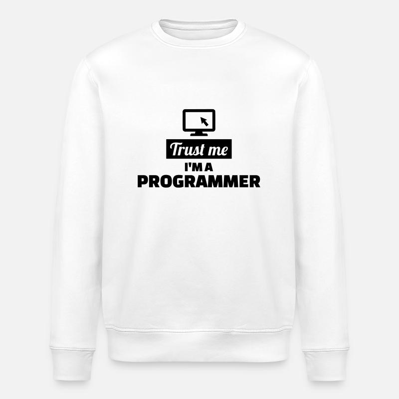 Programmierer - Stanley/Stella Unisex Bio-Sweatshirt ROLLER - Weiß