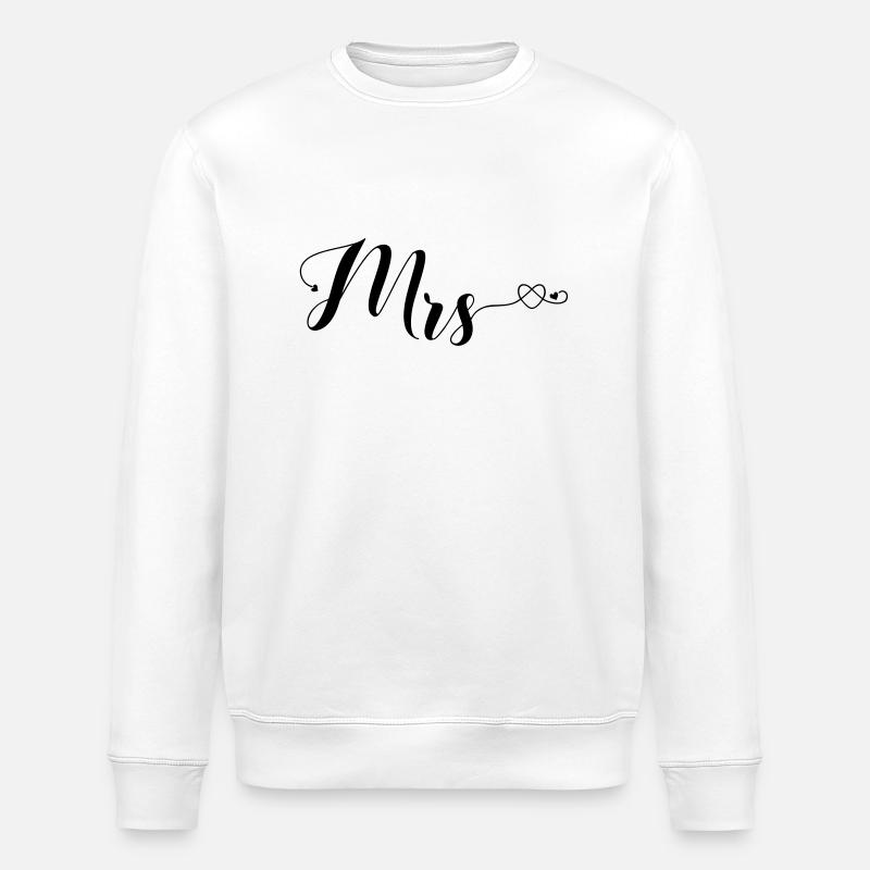 mrs_heart_12 - Sweat bio ROLLER Stanley/Stella Unisexe - blanc