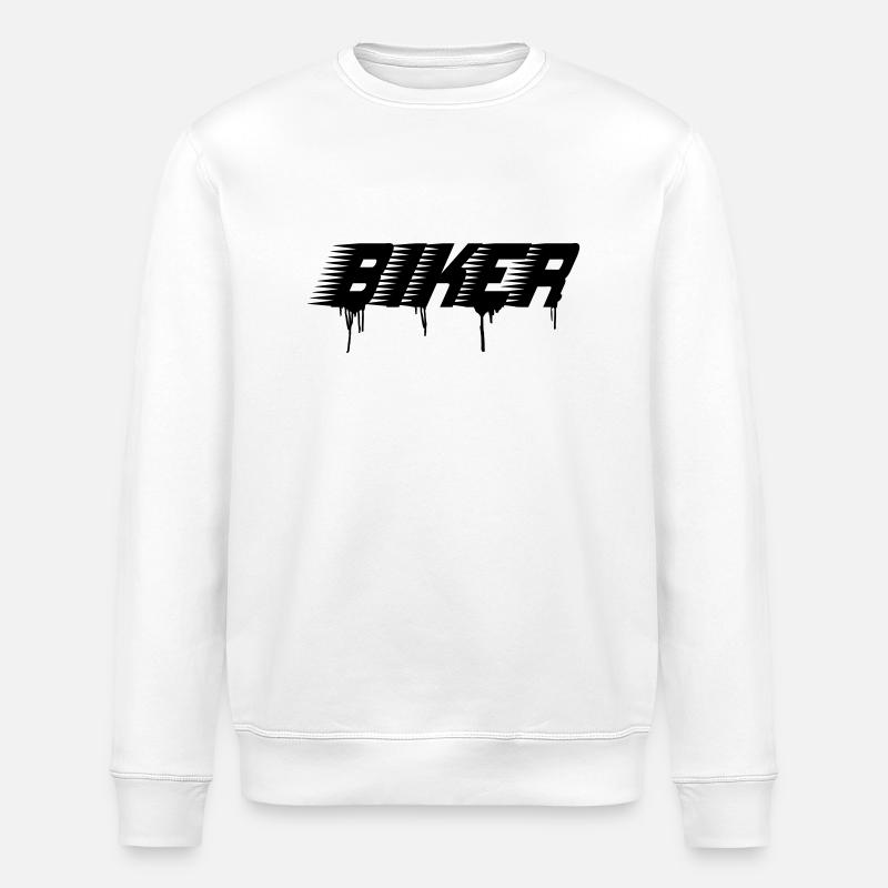 biker - Sweat bio ROLLER Stanley/Stella Unisexe - blanc