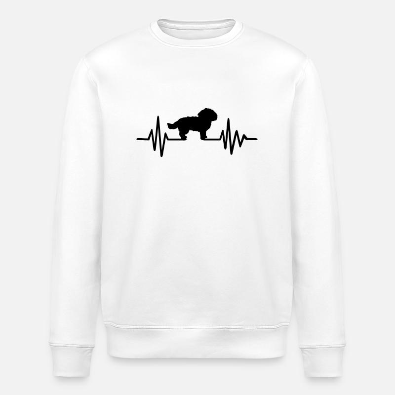 Maltese - Stanley/Stella ROLLER Unisex Organic Sweatshirt - white