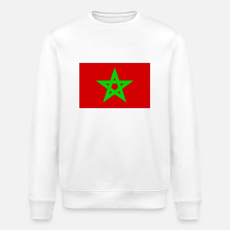 Morocco - Stanley/Stella ROLLER Unisex Organic Sweatshirt - white