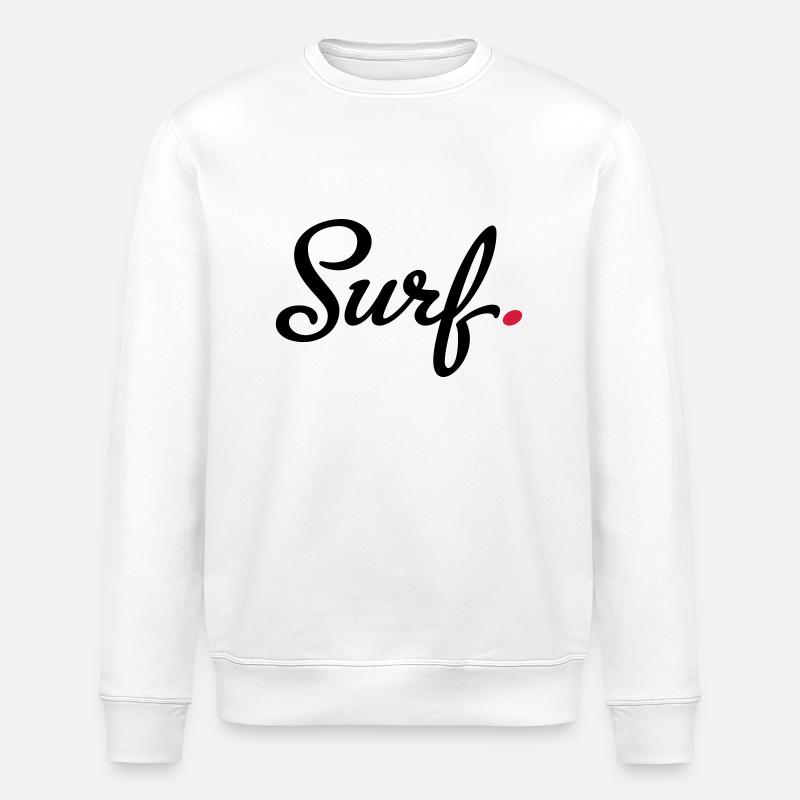surf - Stanley/Stella Unisex Bio-Sweatshirt ROLLER - Weiß