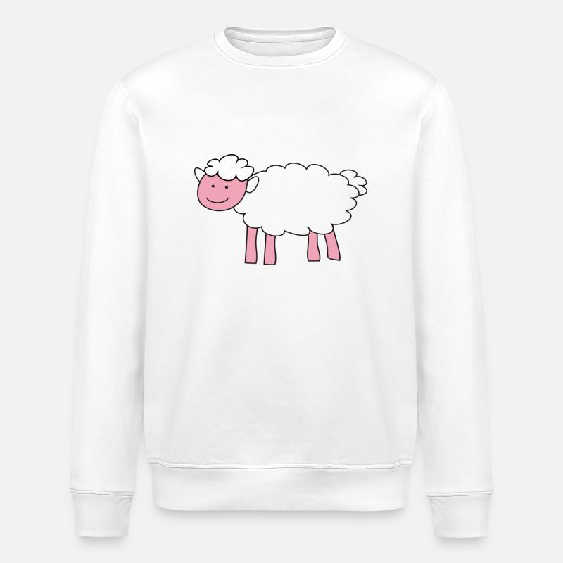 Sheep - Stanley/Stella Unisex Bio-Sweatshirt ROLLER - Weiß