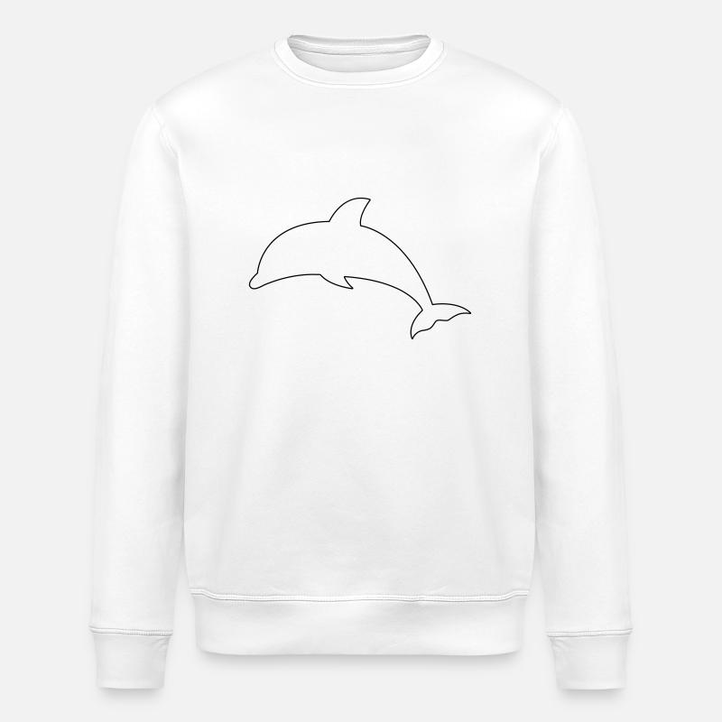 Delfin - Stanley/Stella Unisex Bio-Sweatshirt ROLLER - Weiß