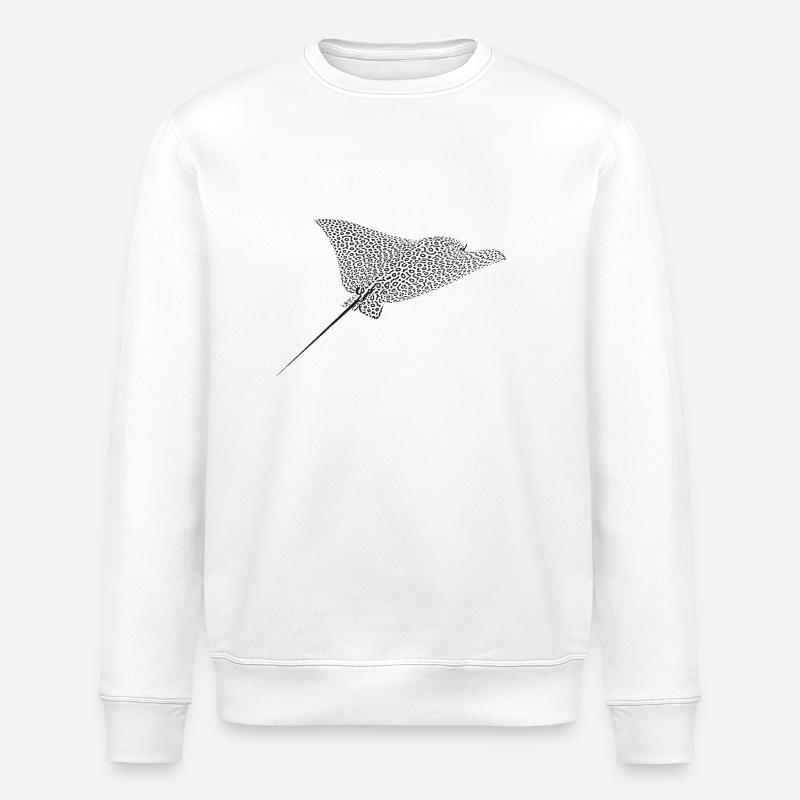 Rochen - Stanley/Stella Unisex Bio-Sweatshirt ROLLER - Weiß