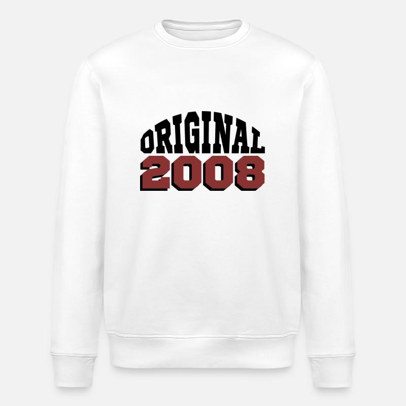 Original 2008 - Sweat bio ROLLER Stanley/Stella Unisexe - blanc