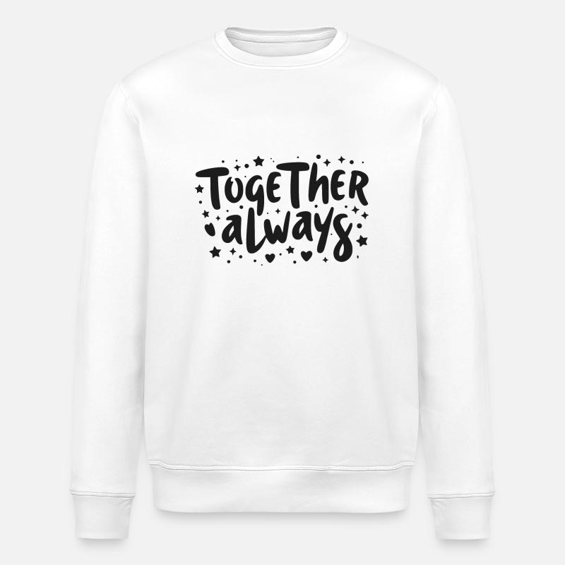 Immer zusammen - Stanley/Stella Unisex Bio-Sweatshirt ROLLER - Weiß