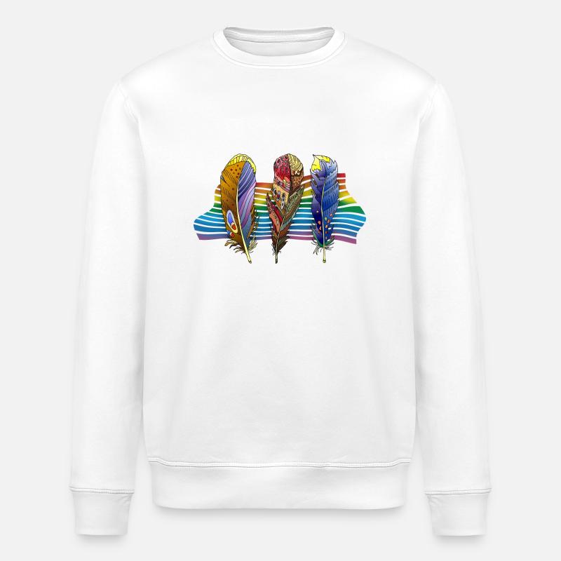 Feder - Stanley/Stella Unisex Bio-Sweatshirt ROLLER - Weiß