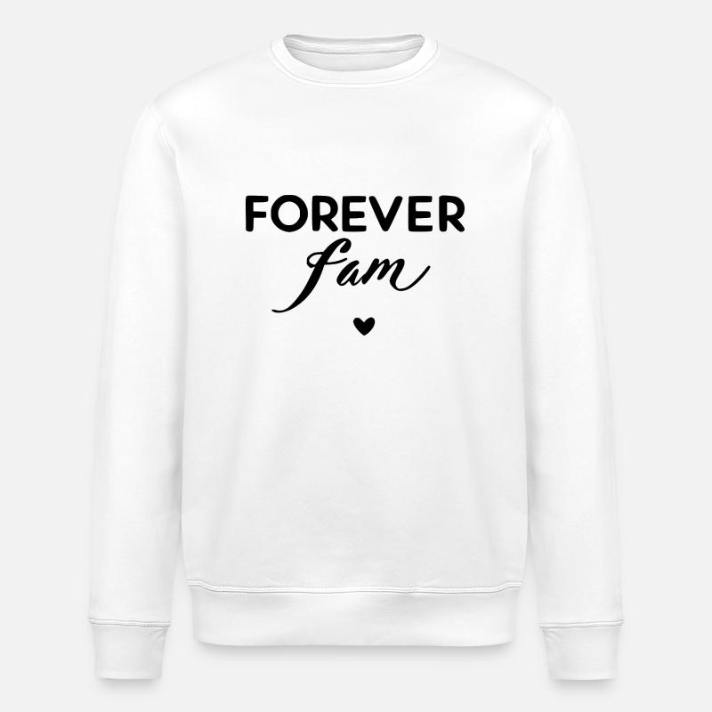 Famille pour toujours - Sweat bio ROLLER Stanley/Stella Unisexe - blanc