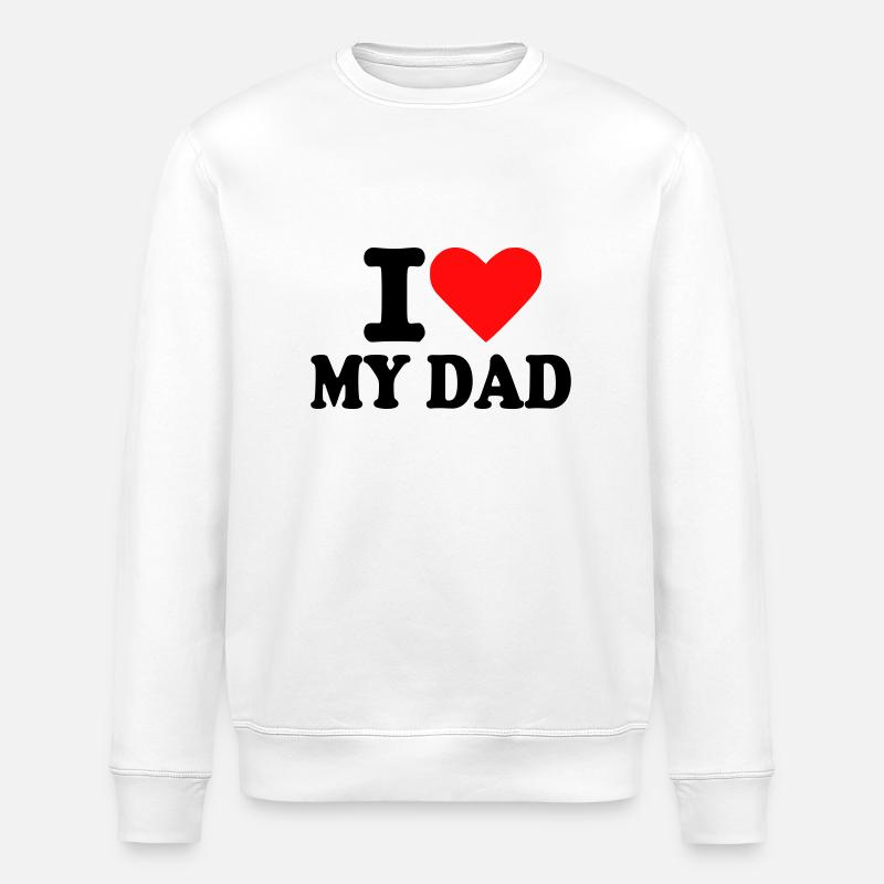 Dad - Stanley/Stella ROLLER Unisex Organic Sweatshirt - white