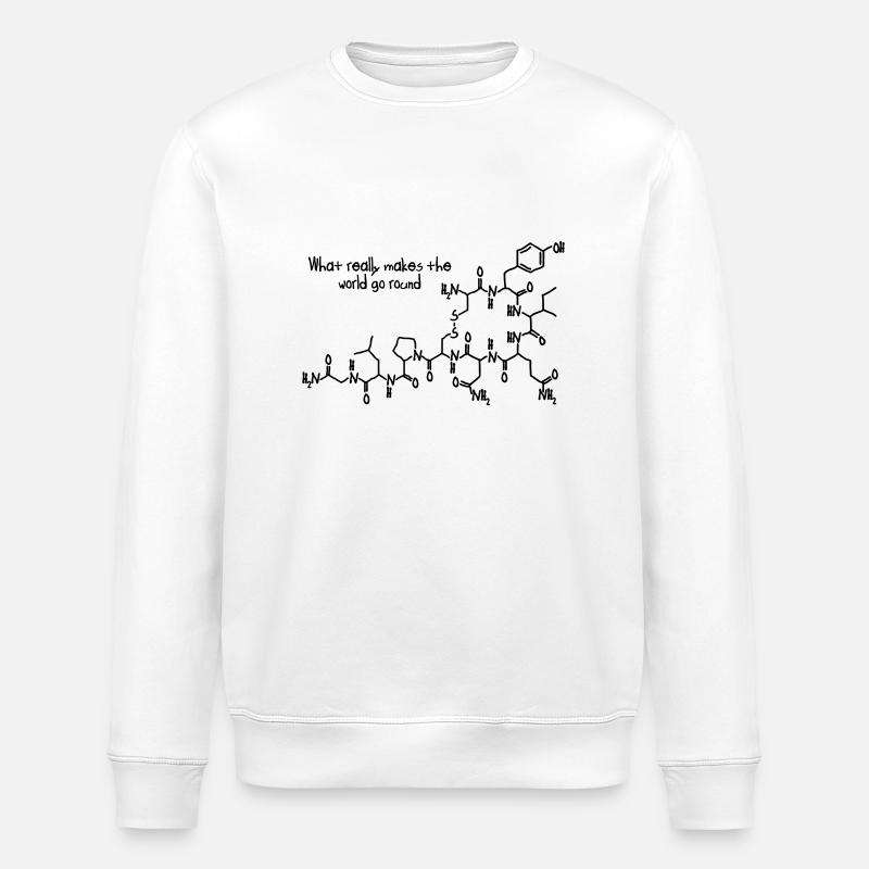 L'ocytocine - Sweat bio ROLLER Stanley/Stella Unisexe - blanc