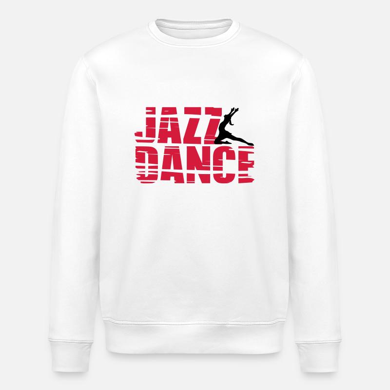 Jazz Dance - Stanley/Stella ROLLER Unisex Organic Sweatshirt - white